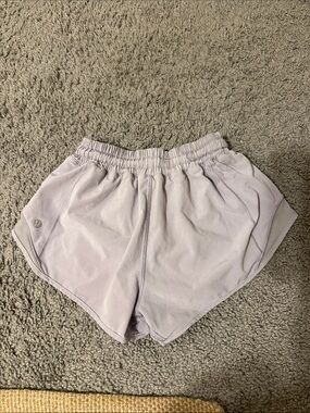 lululemon Light Lavender Grey Athletic Shorts